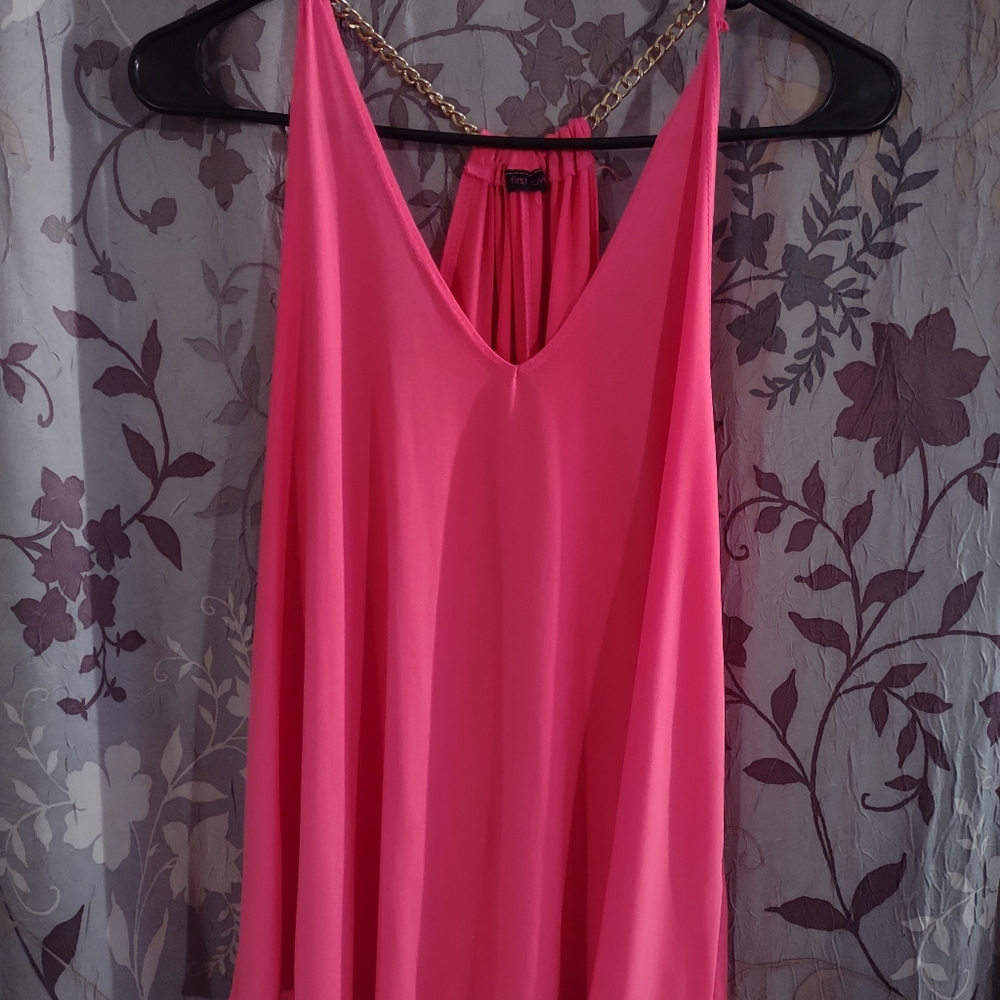 First love pink blouse